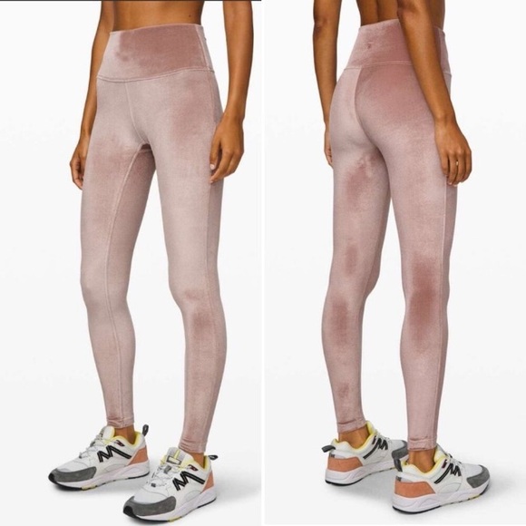 Lululemon Velvet Pink Leggings - Picture 2 of 8